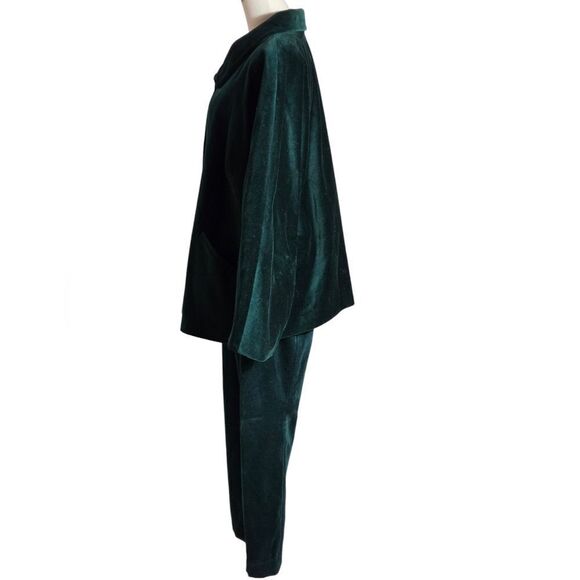 Talbots Green Velvet Blazer and Pants Plus Size See Description - Picture 5 of 11